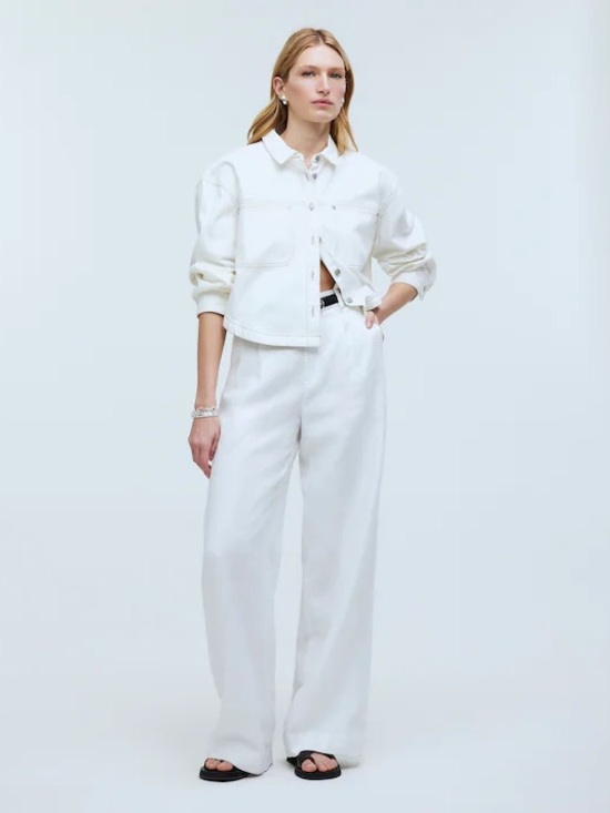 Madewell Pants - Madewell Harlow 100% Linen Wide Leg Pants